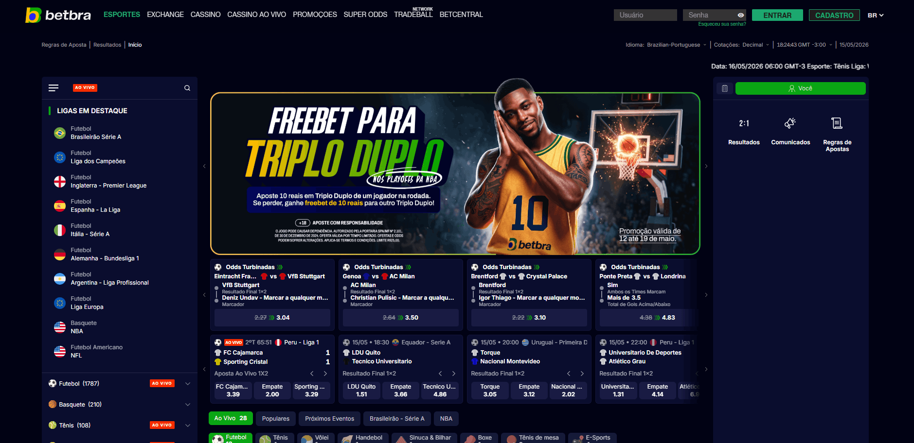 BetBra Página Inicial