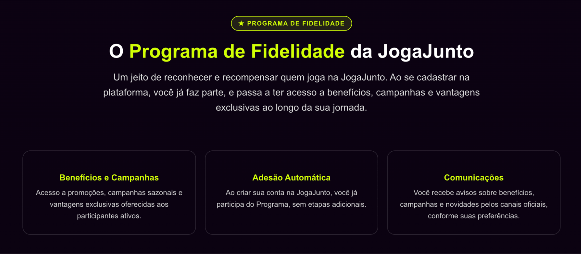 Joga Junto VIP
