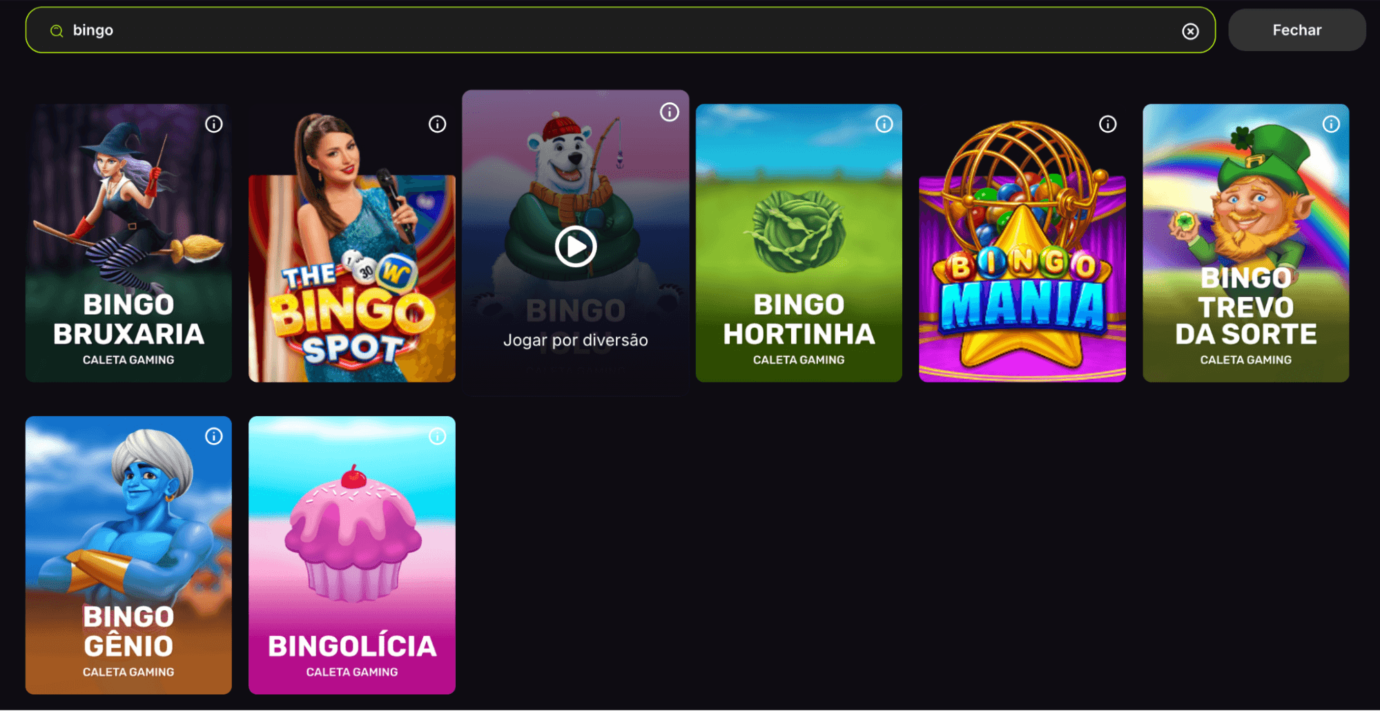 Joga Junto Bingo