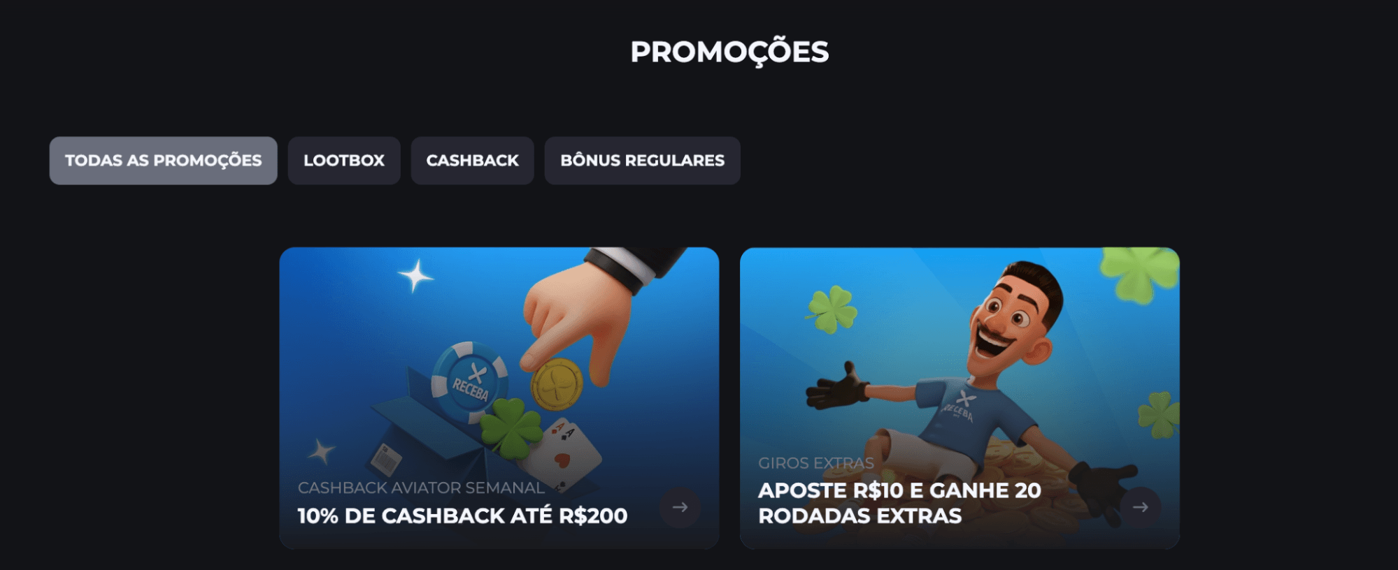 Receba Bet Promoções